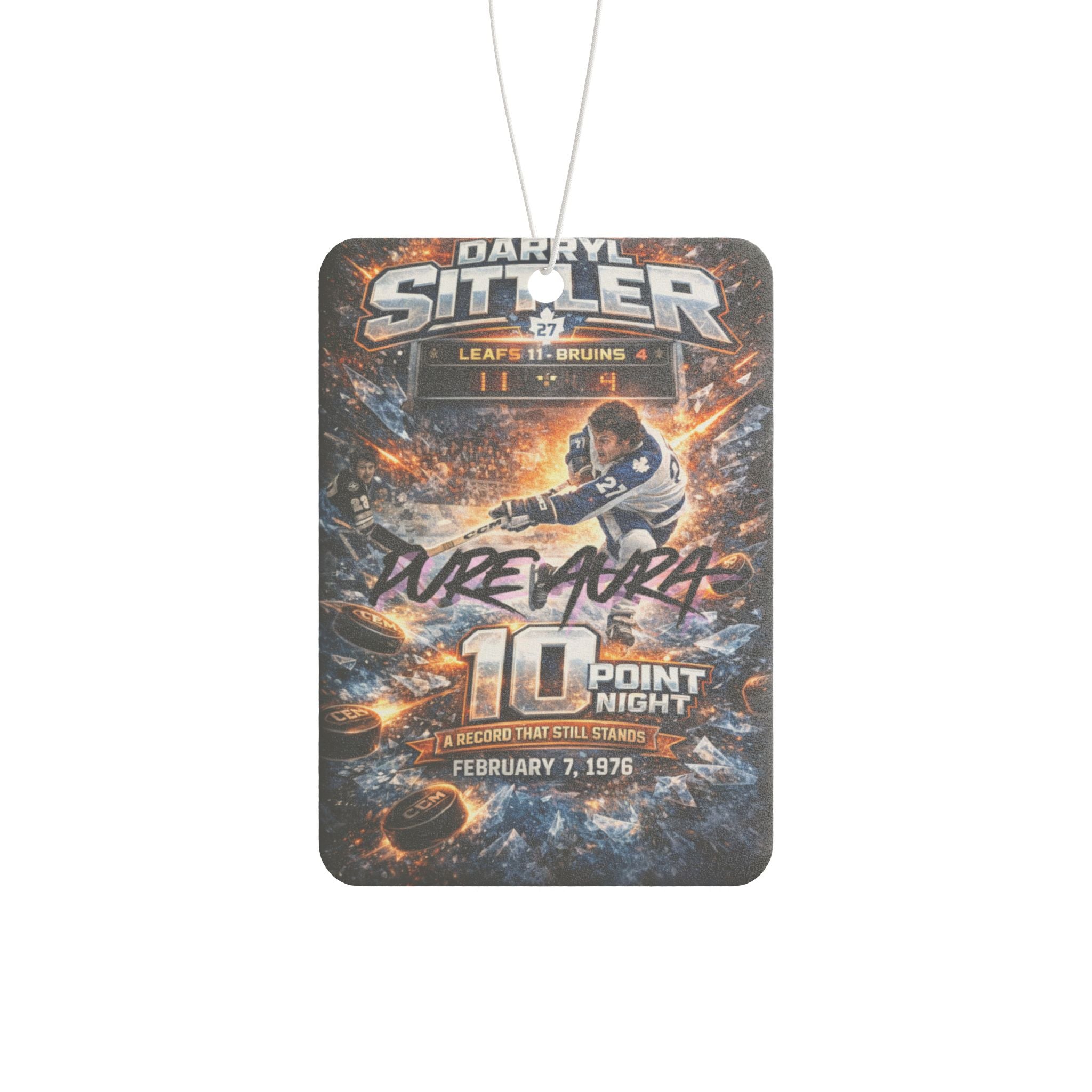 Darryl Sittler's 10-Point Game (1976) Car Air Freshener