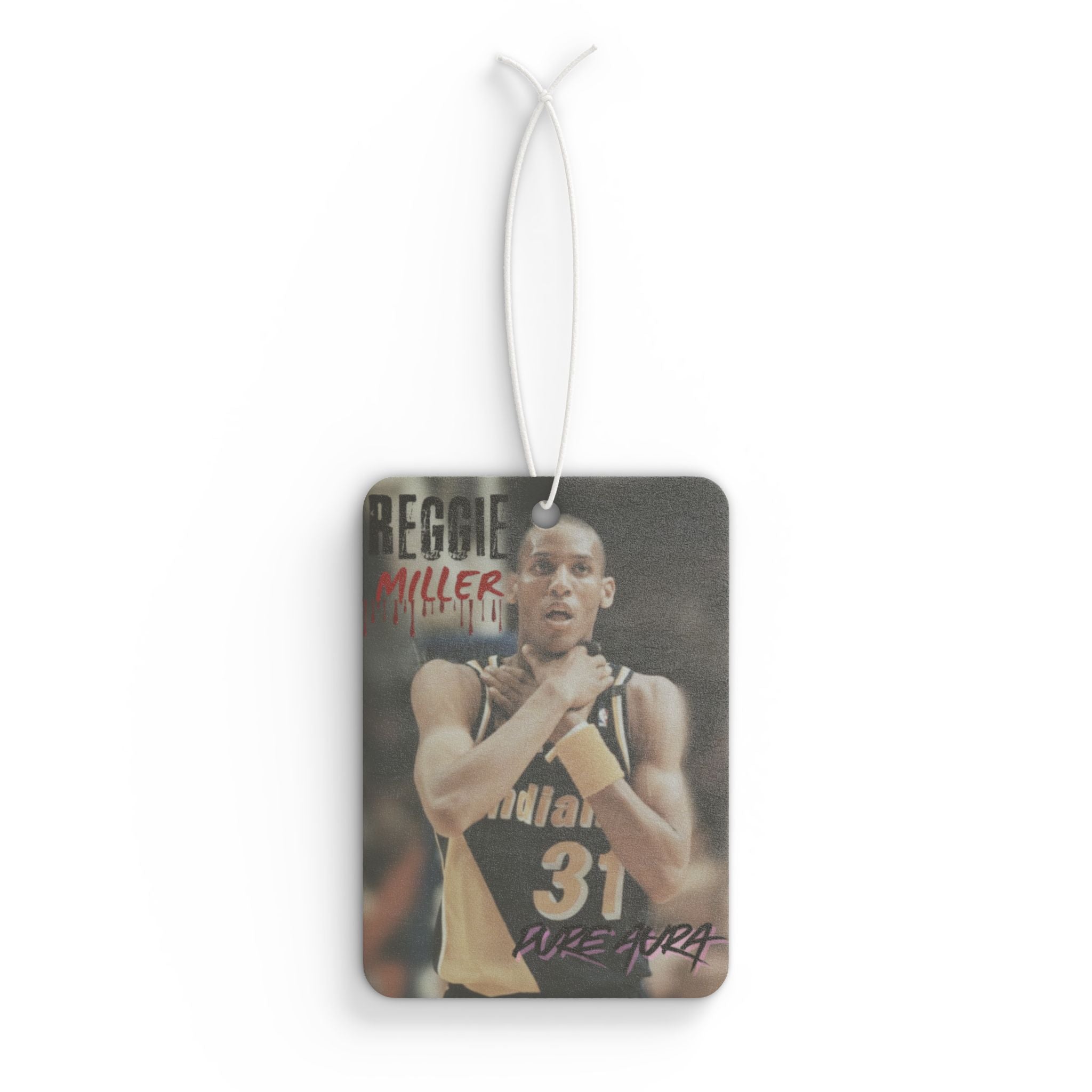 Reggie Miller Throat Grab Car Air Freshener Vintage Jersey 31