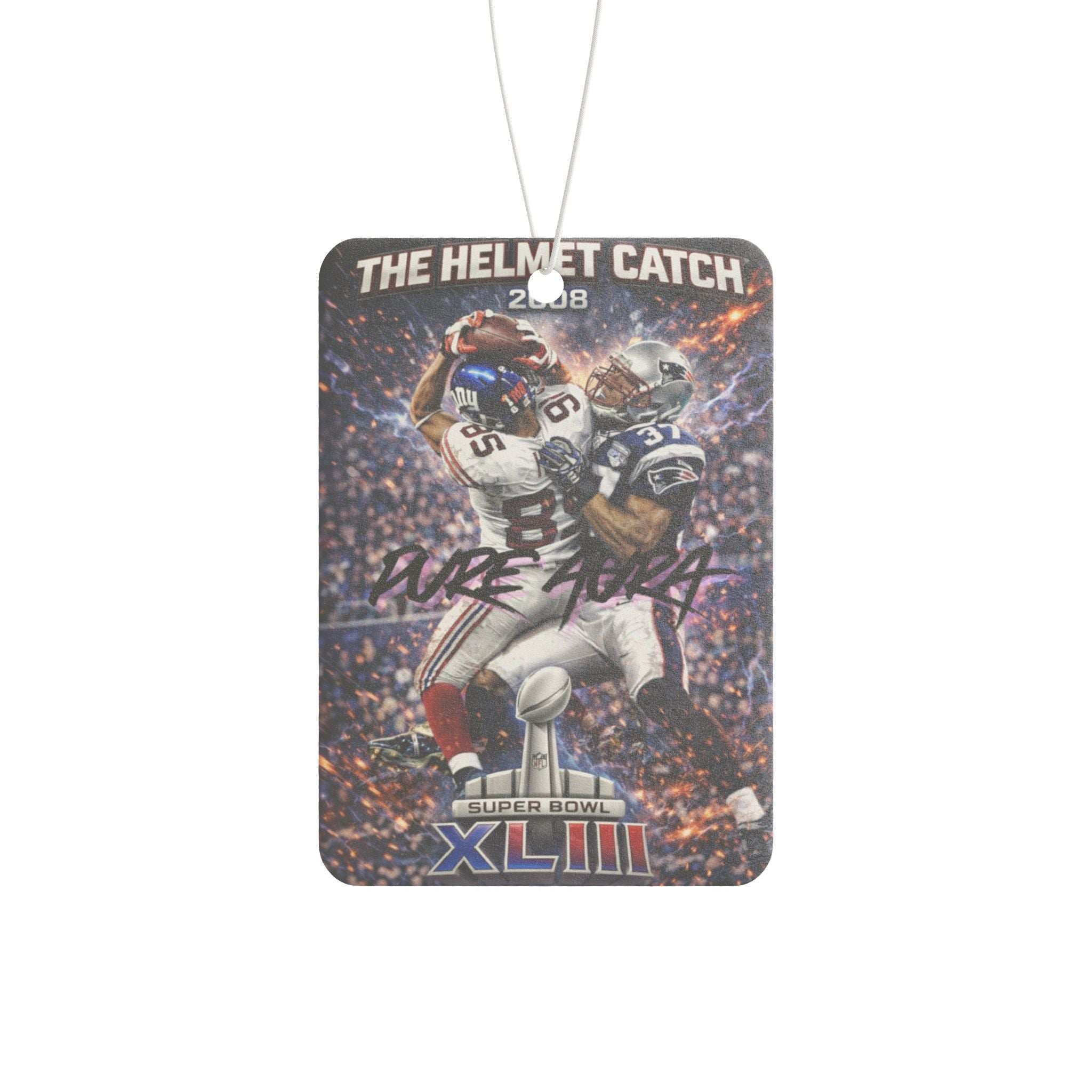 Pure Aura The Helmet Catch' Football Tribute Scented Ornament Car Air Freshener