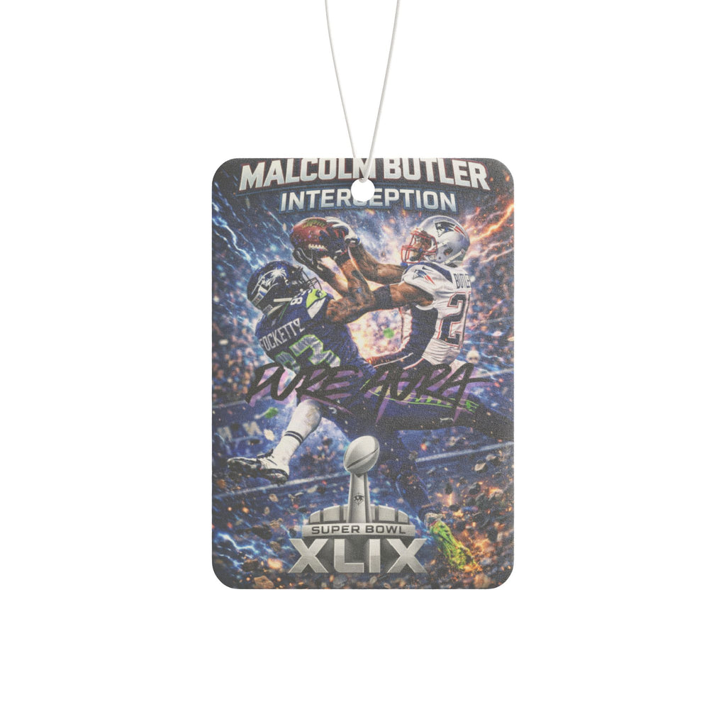 Pure AURA Malcolm Butler Super Bowl XLIX Interception Design Car Air Freshener