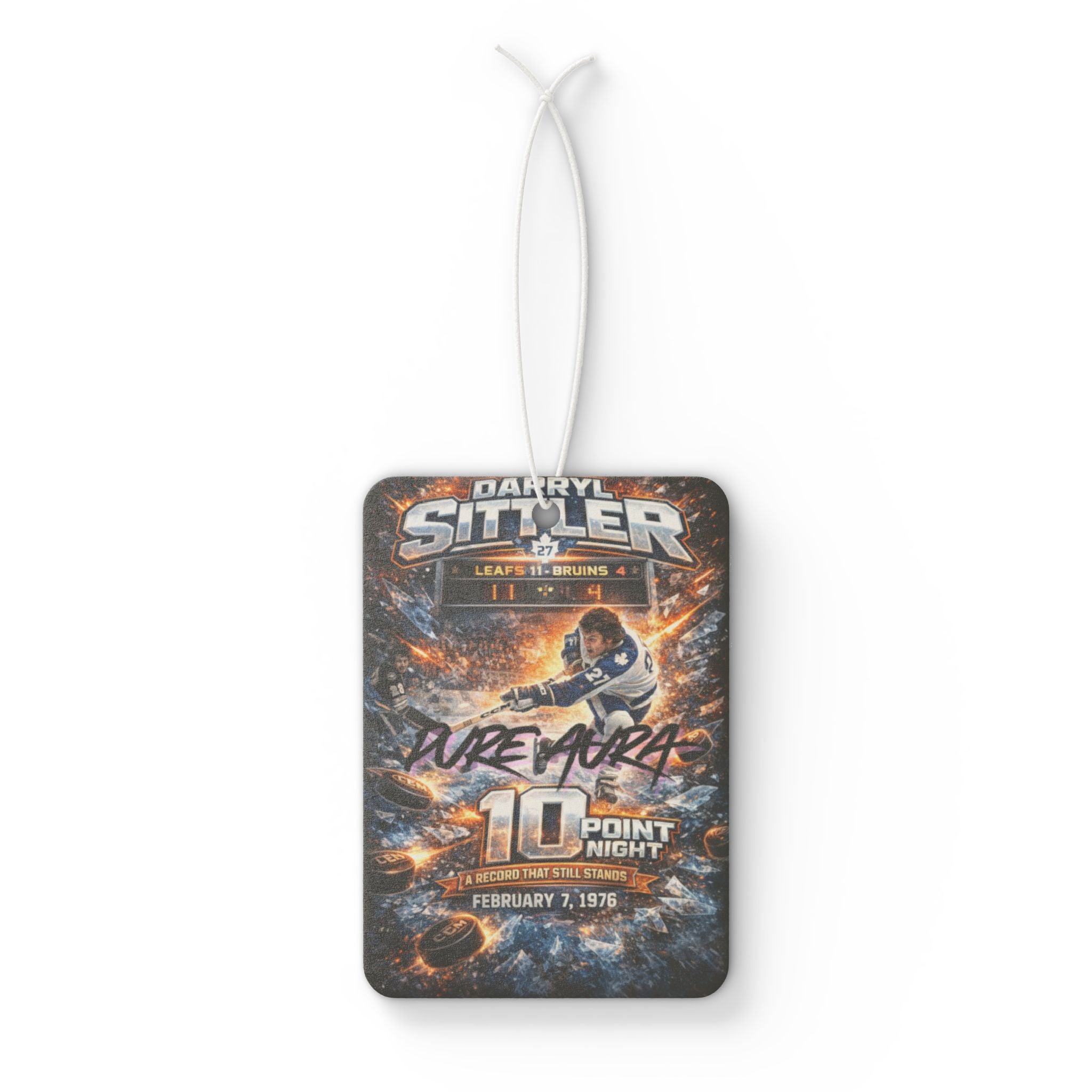 Darryl Sittler's 10-Point Game (1976) Car Air Freshener