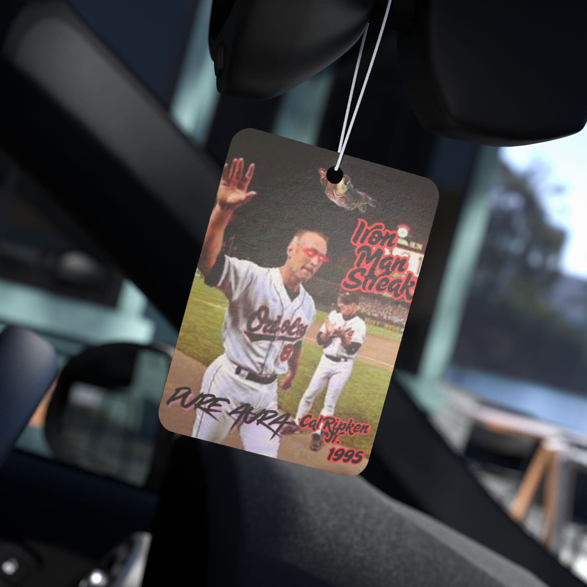 Pure Aura Cal Ripken Jr. Breaks "Iron Man" Streak (1995) Car Air Freshener