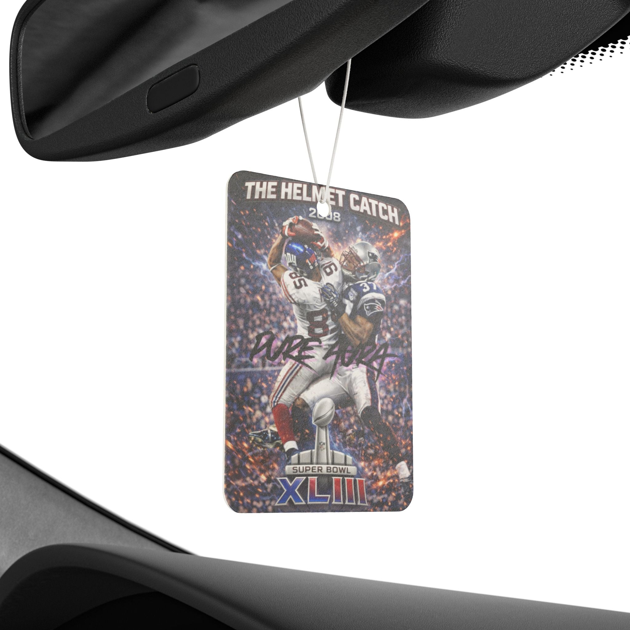 Pure Aura The Helmet Catch' Football Tribute Scented Ornament Car Air Freshener