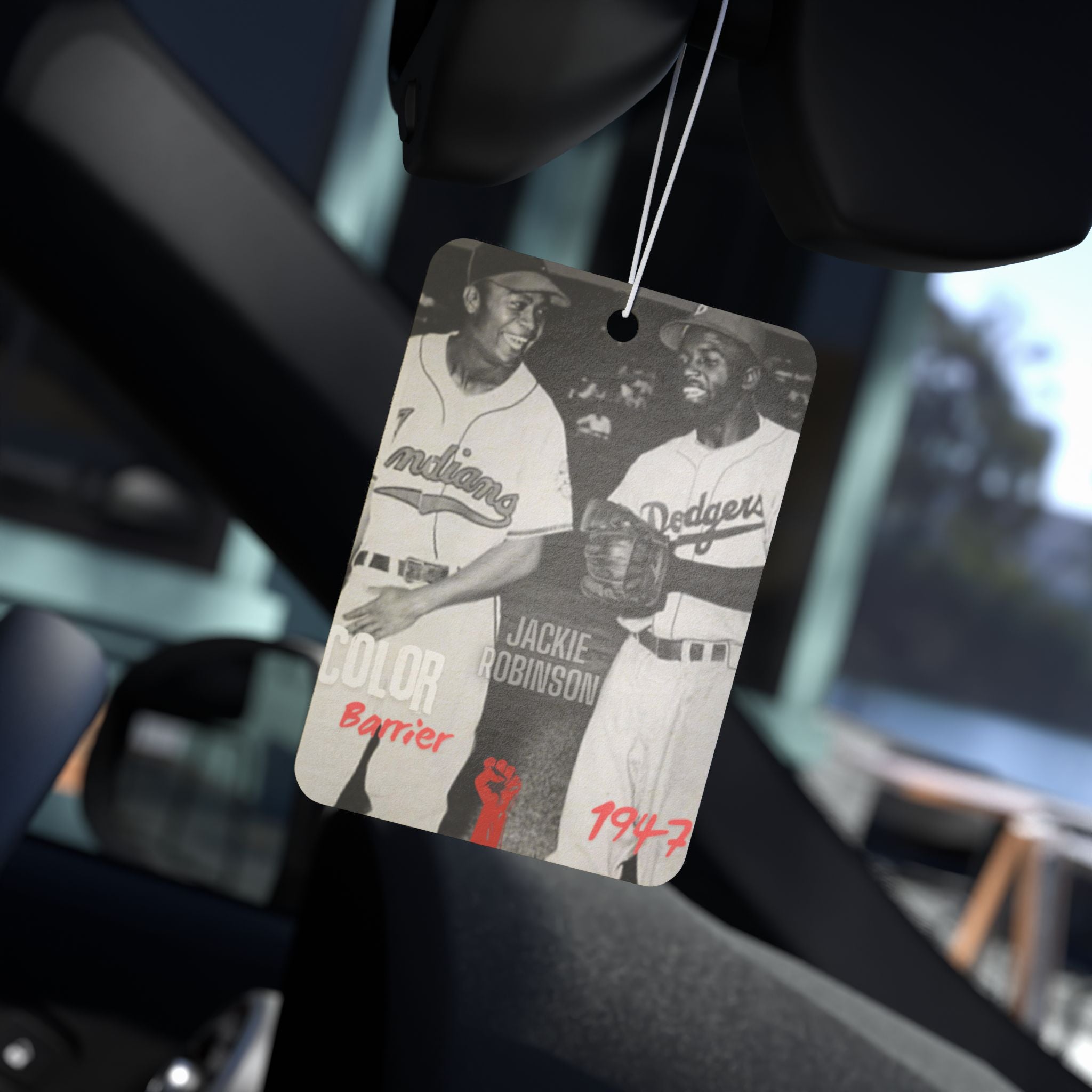 Jackie Robinson Breaks the Color Barrier (1947) Car Air Freshener
