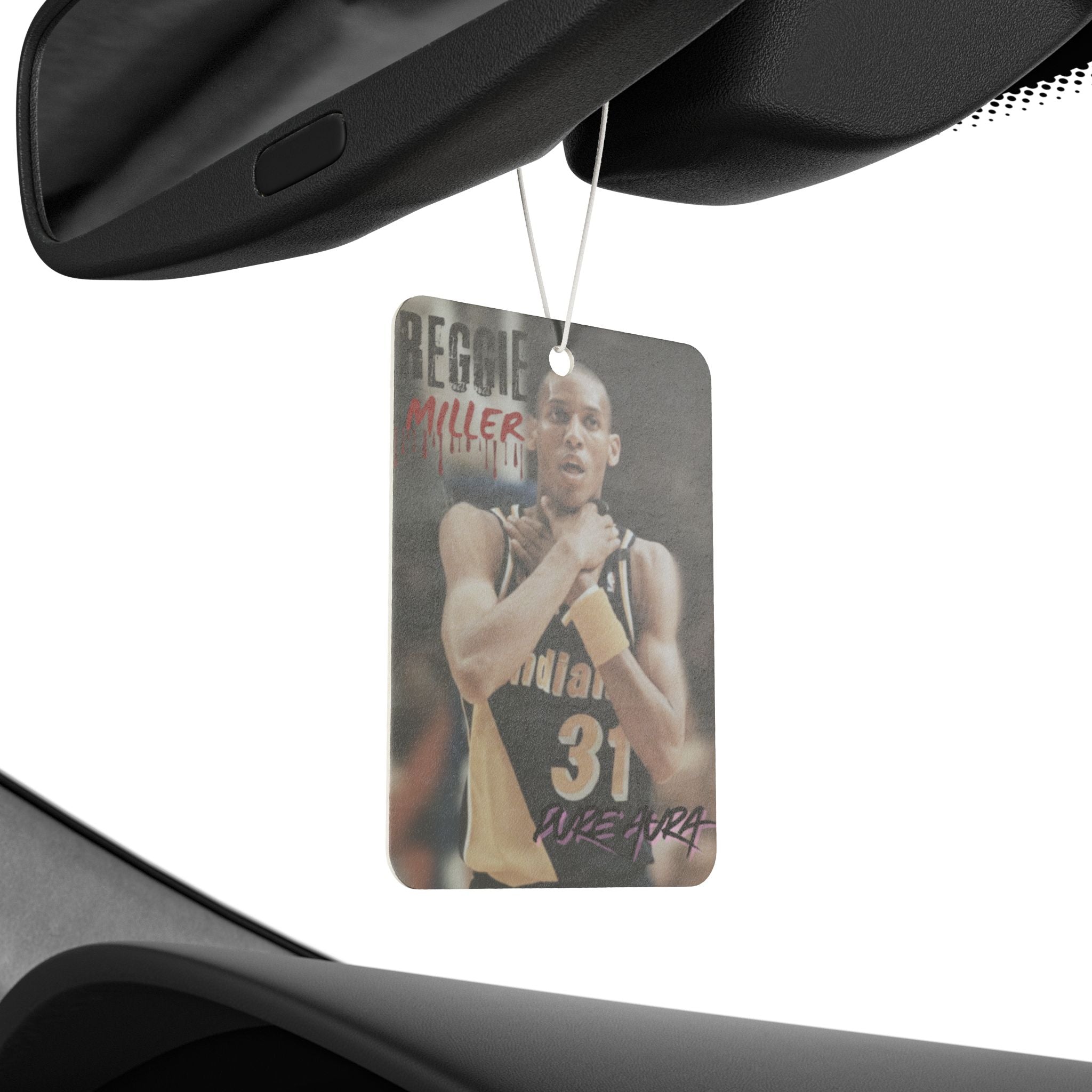 Reggie Miller Throat Grab Car Air Freshener Vintage Jersey 31