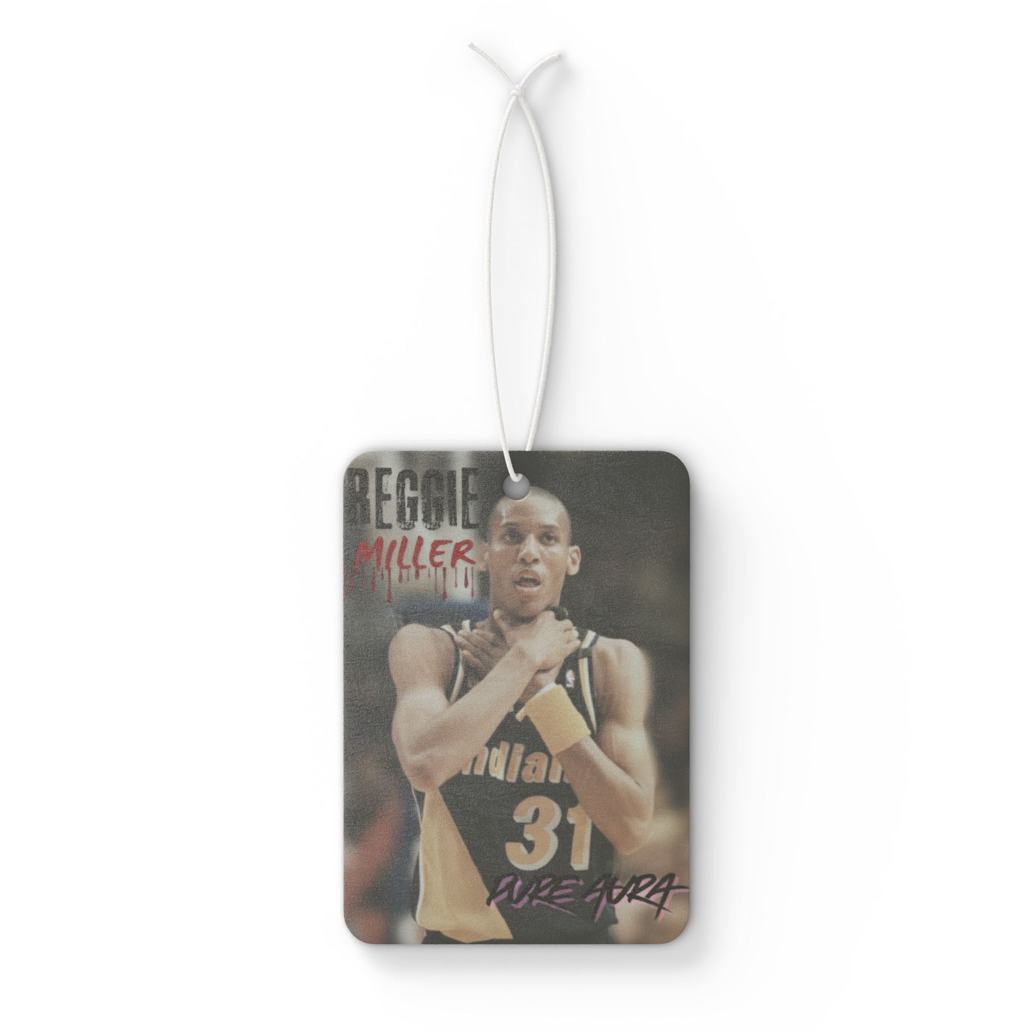 Reggie Miller Throat Grab Car Air Freshener Vintage Jersey 31